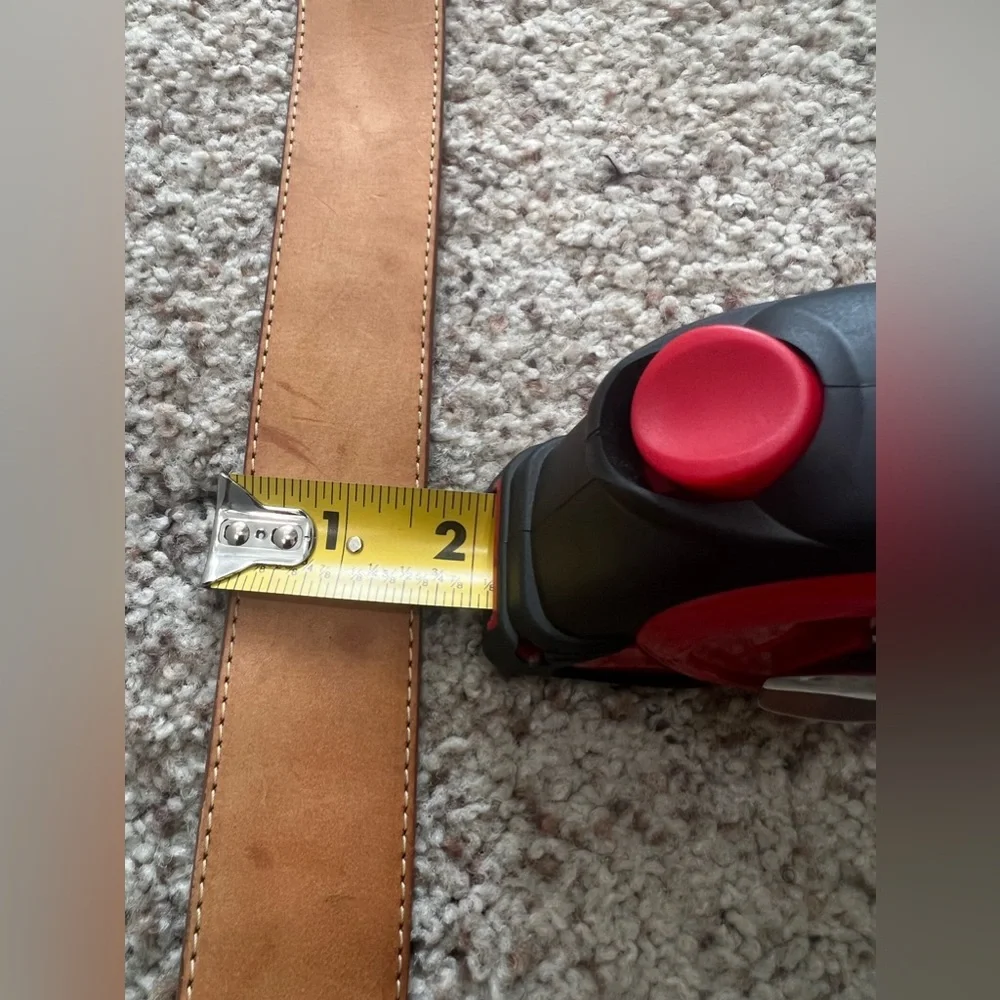 Brown genuine leather‎ belt